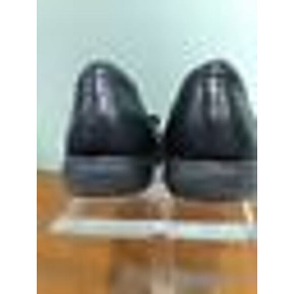 Cobb Hill Crossover Straps, Leather Flats, Size 7.5, Black - Picture 3 of 6